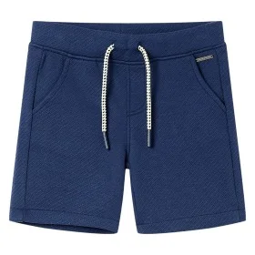 Children's shorts with dark blue drawstring 140 by , kids pants - Ref: Foro24-12193, Price: 10,55 €, Discount: %