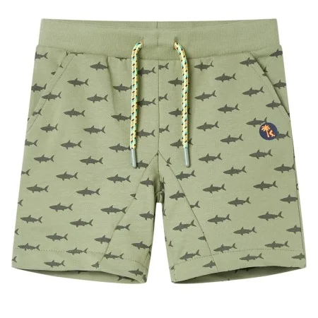 Children's shorts with drawstring light khaki 128 by , kids pants - Ref: Foro24-12327, Price: 10,09 €, Discount: %