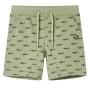 Kindershorts mit Kordelzug hellkhaki 128 von , Kinderhosen - Ref: Foro24-12327, Preis: 10,09 €, Rabatt: %