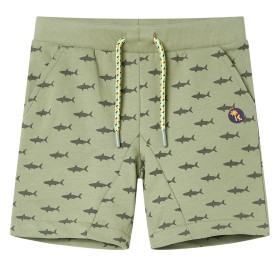 Children's shorts with drawstring light khaki 104 by , kids pants - Ref: Foro24-12325, Price: 10,20 €, Discount: %