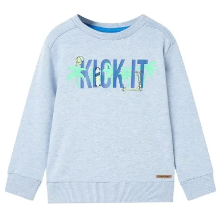 Kinder-Sweatshirt Soft Blue Melange 140 von , Kinder-T-Shirts - Ref: Foro24-11973, Preis: 11,11 €, Rabatt: %