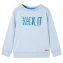 Kinder-Sweatshirt Soft Blue Melange 140 von , Kinder-T-Shirts - Ref: Foro24-11973, Preis: 11,11 €, Rabatt: %
