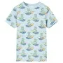 Pijama infantil de manga corta azul claro 128 de , Pantalones de niños - Ref: Foro24-11862, Precio: 11,24 €, Descuento: %