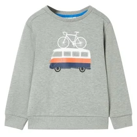Kinder-Sweatshirt hellkhaki melange 116 von , Kinder-T-Shirts - Ref: Foro24-12056, Preis: 10,97 €, Rabatt: %