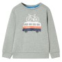 Children's sweatshirt light khaki mélange 116 by , Kids T-shirts - Ref: Foro24-12056, Price: 11,08 €, Discount: %