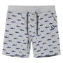 Children's shorts with gray melange drawstring 140 by , kids pants - Ref: Foro24-12333, Price: 10,09 €, Discount: %