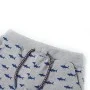Children's shorts with gray melange drawstring 140 by , kids pants - Ref: Foro24-12333, Price: 10,09 €, Discount: %