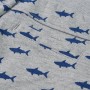 Pantalones cortos infantiles con cordón gris melange 140 de , Pantalones de niños - Ref: Foro24-12333, Precio: 10,20 €, Descu...