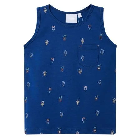 Dark blue children's sleeveless T-shirt 128 by , Kids T-shirts - Ref: Foro24-12352, Price: 7,87 €, Discount: %