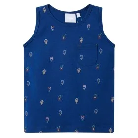 Dunkelblaues ärmelloses Kinder-T-Shirt 104 von , Kinder-T-Shirts - Ref: Foro24-12350, Preis: 7,87 €, Rabatt: %