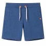Kindershorts mit Kordelzug dunkelblau meliert 104 von , Kinderhosen - Ref: Foro24-12365, Preis: 9,44 €, Rabatt: %