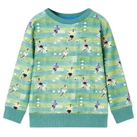Kinder-Sweatshirt hellgrün meliert 140 von , Kinder-T-Shirts - Ref: Foro24-12463, Preis: 12,37 €, Rabatt: %