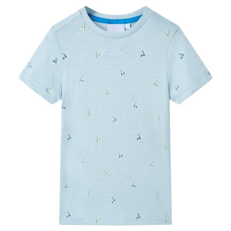 Light blue children's t-shirt 116 by , Kids T-shirts - Ref: Foro24-11946, Price: 8,20 €, Discount: %