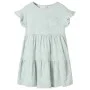 Vestido infantil de mangas con volantes verde menta 128 de , Vestidos de niños - Ref: Foro24-11512, Precio: 10,19 €, Descuent...