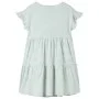 Vestido infantil de mangas con volantes verde menta 128 de , Vestidos de niños - Ref: Foro24-11512, Precio: 10,19 €, Descuent...