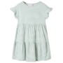 Kinderkleid mit mintgrünen Rüschenärmeln 104 von , Kinderkleider - Ref: Foro24-11510, Preis: 10,30 €, Rabatt: %