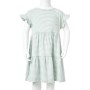 Kinderkleid mit mintgrünen Rüschenärmeln 104 von , Kinderkleider - Ref: Foro24-11510, Preis: 10,30 €, Rabatt: %