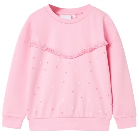 Sudadera infantil rosa 128