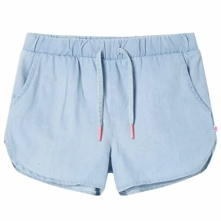 Light blue soft denim children's shorts 128 by , kids pants - Ref: Foro24-10887, Price: 10,32 €, Discount: %