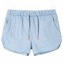 Hellblaue Kindershorts aus weichem Denim 128 von , Kinderhosen - Ref: Foro24-10887, Preis: 10,43 €, Rabatt: %