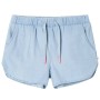 Light blue soft denim children's shorts 104 by , kids pants - Ref: Foro24-10885, Price: 10,43 €, Discount: %