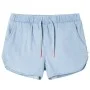 Pantalones cortos infantiles azul claro vaquero suave 104 de , Pantalones de niños - Ref: Foro24-10885, Precio: 10,32 €, Desc...
