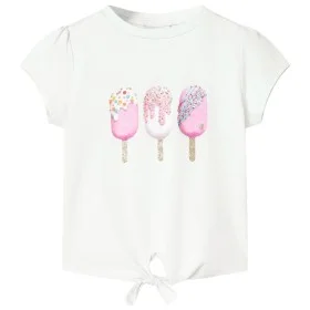 Ecrufarbenes Kinder-T-Shirt 116 von , Kinder-T-Shirts - Ref: Foro24-10701, Preis: 8,52 €, Rabatt: %