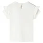 Ecrufarbenes Kinder-T-Shirt 116 von , Kinder-T-Shirts - Ref: Foro24-11531, Preis: 7,65 €, Rabatt: %