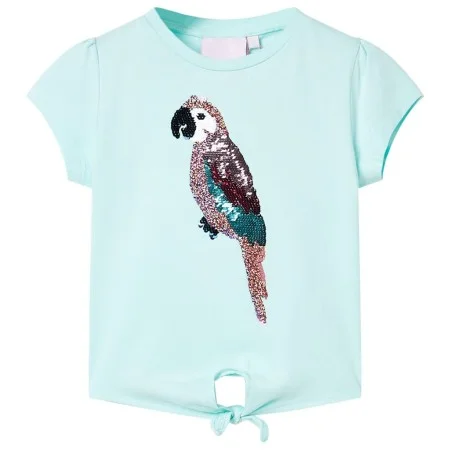 Camiseta infantil aguamarina claro 92 de , Camisetas para niños - Ref: Foro24-10554, Precio: 8,64 €, Descuento: %