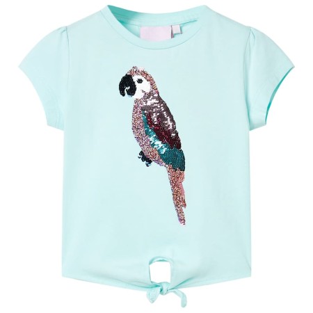 Helles Aquamarin-Kinder-T-Shirt 92 von , Kinder-T-Shirts - Ref: Foro24-10554, Preis: 8,74 €, Rabatt: %