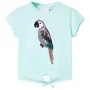 Camiseta infantil aguamarina claro 92 de , Camisetas para niños - Ref: Foro24-10554, Precio: 8,64 €, Descuento: %