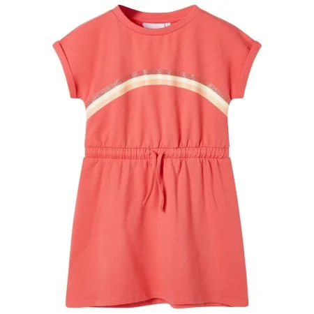 Vestido infantil con cordón color coral 92 de , Vestidos de niños - Ref: Foro24-10619, Precio: 11,17 €, Descuento: %