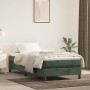 Dunkelgrüne Taschenfederkernmatratze aus Samt, 120 x 190 x 20 cm von , Matratzen - Ref: Foro24-4007157, Preis: 199,37 €, Raba...