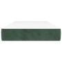 Dunkelgrüne Taschenfederkernmatratze aus Samt, 120 x 190 x 20 cm von , Matratzen - Ref: Foro24-4007157, Preis: 199,37 €, Raba...