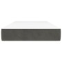 Dark gray velvet pocket spring mattress 120x190x20 cm by , Mattresses - Ref: Foro24-4007155, Price: 208,66 €, Discount: %