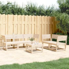 Gartensofa-Set 5-teilig aus massivem Kiefernholz von , Gartensets - Ref: Foro24-3216995, Preis: 372,60 €, Rabatt: %