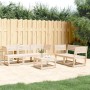 Gartensofa-Set 5-teilig aus massivem Kiefernholz von , Gartensets - Ref: Foro24-3216995, Preis: 377,34 €, Rabatt: %