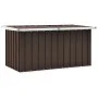 Braune Garten-Aufbewahrungsbox 129 x 67 x 65 cm von vidaXL, Aufbewahrungsboxen für den Außenbereich - Ref: Foro24-46264, Prei...