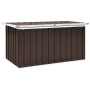 Braune Garten-Aufbewahrungsbox 129 x 67 x 65 cm von vidaXL, Aufbewahrungsboxen für den Außenbereich - Ref: Foro24-46264, Prei...