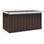 Caja de almacenaje para jardín marrón 129x67x65 cm de vidaXL, Cajas de almacenaje para exteriores - Ref: Foro24-46264, Precio...