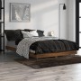 Estructura de cama madera contrachapada marrón roble 120x190 cm de vidaXL, Camas y somieres - Ref: Foro24-832196, Precio: 99,...