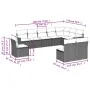 10-teilige Gartensofagarnitur mit grauen synthetischen Rattankissen von , Gartensets - Ref: Foro24-3258476, Preis: 584,07 €, ...