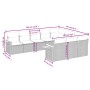 Garden sofa set with beige cushions 10 pieces synthetic rattan by , Garden sets - Ref: Foro24-3259580, Price: 663,26 €, Disco...