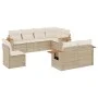 Garden sofa set with beige cushions 8 pcs PE rattan by , Garden sets - Ref: Foro24-3259405, Price: 615,90 €, Discount: %