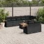 8-piece garden sofa set and black synthetic rattan cushions by , Garden sets - Ref: Foro24-3259395, Price: 648,28 €, Discount: %