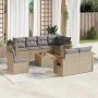 9-piece garden sofa set with beige synthetic rattan cushions by , Garden sets - Ref: Foro24-3259413, Price: 614,76 €, Discoun...