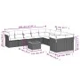 11-teiliges Gartensofa-Set mit beigen synthetischen Rattankissen von , Gartensets - Ref: Foro24-3223853, Preis: 702,91 €, Rab...