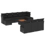 11-piece garden sofa set and black synthetic rattan cushions by , Garden sets - Ref: Foro24-3223864, Price: 611,49 €, Discoun...