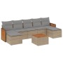 Juego de sofás de jardín con cojines beige 8 pzas ratán PE de , Conjuntos de jardín - Ref: Foro24-3260323, Precio: 456,17 €, ...