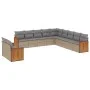 11-piece garden sofa set with beige synthetic rattan cushions by , Garden sets - Ref: Foro24-3260211, Price: 783,35 €, Discou...